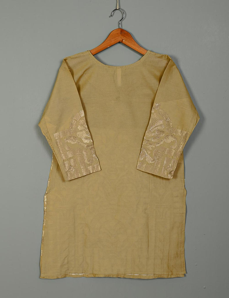 Cotton Embroidered Stitched Kurti - Nemesis (T20-057E-Skin)