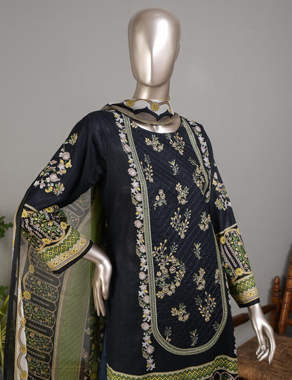 TMY-3A | Un-Stitched Embroidered Lawn Dress