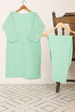 STP-059A-AquaGreen - 2PC COTTON PRINTED STITCHED
