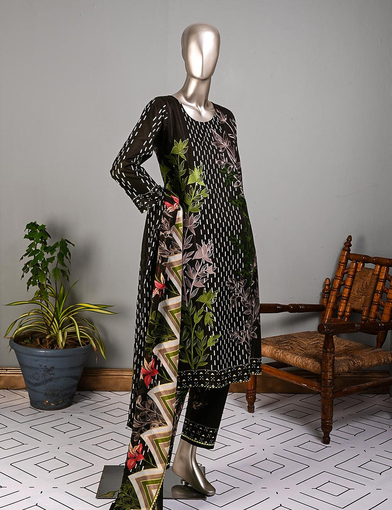 BLC-08 - Serendipity | Un-Stitched Embroidered Lawn Dress