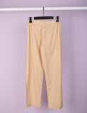 Stitched Cotton Trouser With Pearls - Pearly Delight (CT-18-Skin)