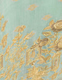 Khaddi Cotton Embroidered Kurti - Chromatic Gold (TIE-03-Sea Green)