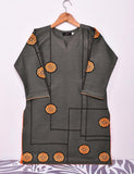 Cotton Embroidered Stitched Kurti - Cosmos (TS-034C-Grey)