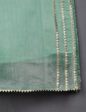 Paper Cotton Stitched Kurti - Crystal Bird (T20-056A-Green)