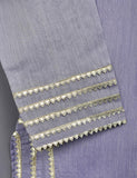 Paper Cotton Stitched Kurti - Crystal Bird (T20-056B-Purple)