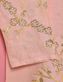 Cotton Embroidered Stitched Kurti - Defining Nature (TS-023B-LightPink)