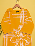 Cotton Embroidered Stitched Kurti - Dianthus (TS-002B-Yellow)