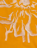 Cotton Embroidered Stitched Kurti - Dianthus (TS-002B-Yellow)