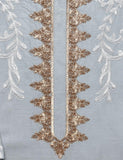 Cotton Embroidered Stitched Kurti - Elegancia (TS-010A-LightBlue)