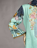 3 Pc Unstitched Linen Printed & Embroidered Dress with Printed Wool Shawl Dupatta - Empyrean (KL-03)