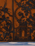 Chiffon Embroidered Stitched Kurti - Erica (TIE-09B-Rust)