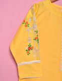 Cotton Embroidered Stitched Kurti - Ethnic Beam (TS-027A-Yellow)