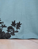 Cotton Embroidered Stitched Kurti - Euphonium (TS-053B-BluishGrey)