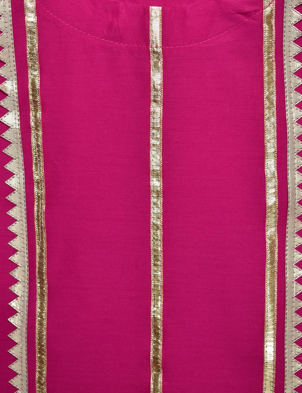 2Pc Stitched Cotton Gota Work Dress - Felicity (STP-001B)