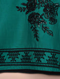 Tehwaar Winter Linen Embroidered Stitched Kurti - Foliage (TW-05F-SeaGreen)
