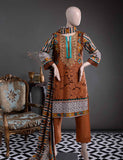 GK-2A - Dazzling Fiesta  |  Unstitched Printed & Embroidered Khaddar Dress