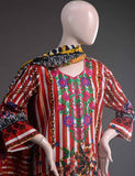 GK-4B - Graceful Heritage  |  Unstitched Printed & Embroidered Khaddar Dress