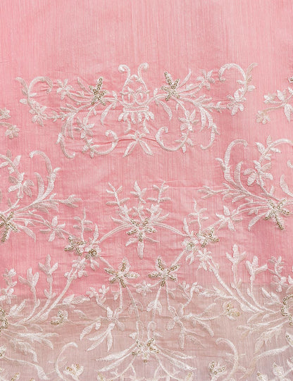 Paper Cotton Embroidered Stitched Kurti - Gladiolus (TS-006B-Pink)
