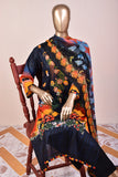 3 Pc Unstitched Embroidered Lawn Dress with Chiffon Printed Dupatta - Spiff (JEL-10)