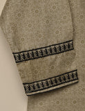 Lawn Embroidered & Printed Stitched Kurti - Leland (T20-052C-Khaki)