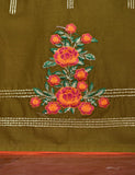 Cotton Embroidered Kurti - Luminous Dawn (T20-026-DarkMustard)