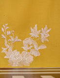 Tehwaar Winter Linen Embroidered Stitched Kurti - Mahogany (TW-06B-Yellow)
