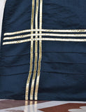 Paper Cotton Stitched Kurti - Margarite (T20-034-NavyBlue)