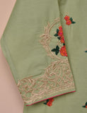 Cotton Embroidered Stitched Kurti - Moonstone (T20-049B-Pista)