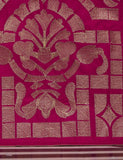 Cotton Embroidered Stitched Kurti - Nemesis (T20-057B-Fuchsia)