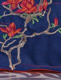 Cotton Embroidered Stitched Kurti - Neon Aurora (TS-018C-Blue)
