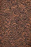 SP-06 - Nut Brown - Summer Linen Printed Stitched Kurti