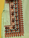Cotton Embroidered Stitched Kurti - Outlandish (TS-011B-LightGreen)