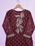 Cotton Printed and Embroidered Kurti - Blazzing (P-265-19-Maroon)