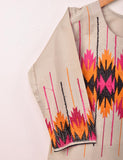 Cotton Embroidered Stitched Kurti - Peruvian Lily (TS-001C-Skin)
