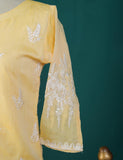 RTW-22-Yellow - Orphalese - 3 Pc Embroidered Paper Cotton
