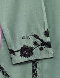 Cotton Embroidered Stitched Kurti - Relic (TS-040B-LightGreen)