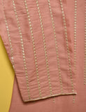 Cotton Embroidered Stitched Kurti - Rosa (TS-009A-Pink)
