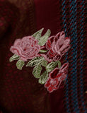 3 Pc Unstitched Lawn Embroidered Dress with Chiffon Dupatta - Summer Love (EC-6B)