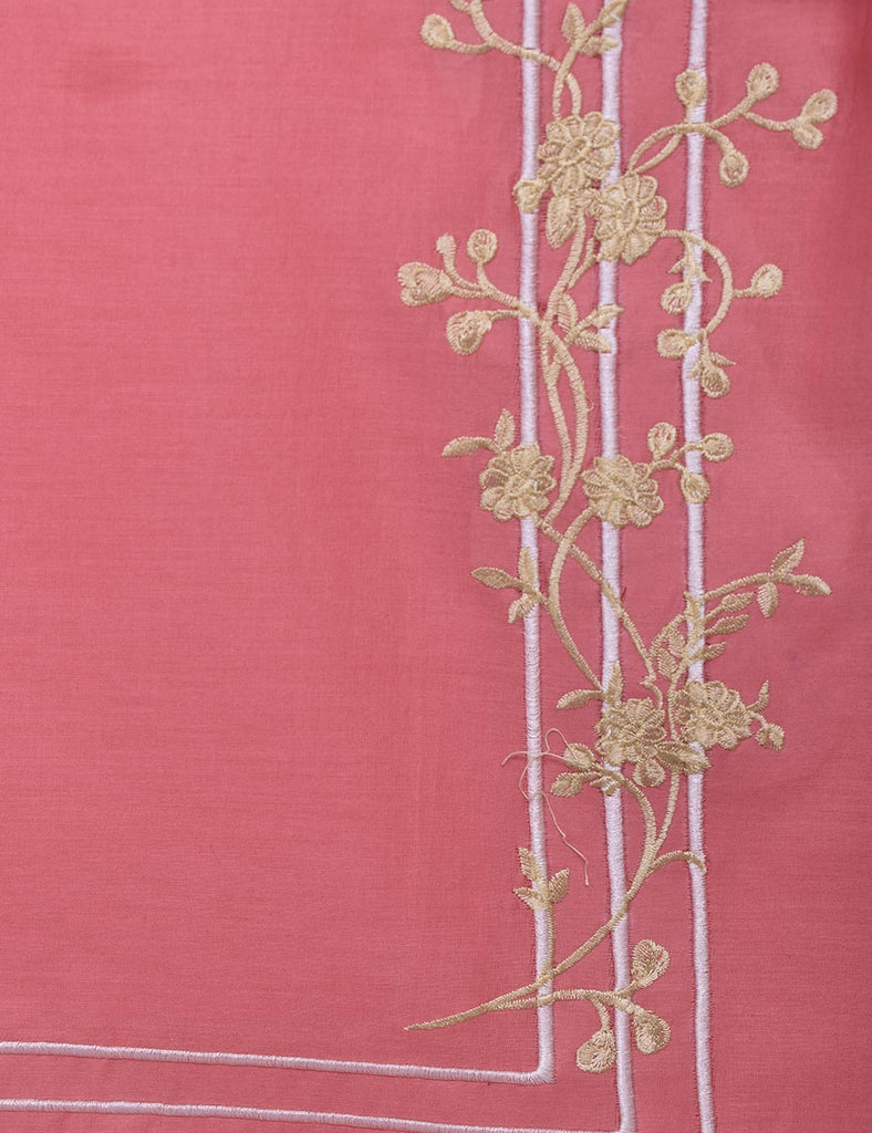 Cotton Embroidered Stitched Kurti - Splish Splash (TS-037A-Pink)