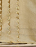 Paper Cotton Embroidered Stitched Kurti - Stunning Tulip (TS-008B-Skin)