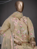 3 Pc Khaddi Lawn Unstitched Embroidered Dress  (TP-04)