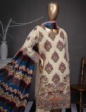 3 Pc Khaddi Lawn Unstitched Embroidered Dress (TP-05)