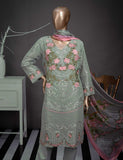 3 Pc Khaddi Lawn Unstitched Embroidered Dress (TP-06)