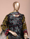 3 Pc Unstitched Lawn Embroidered Dress with Chiffon Dupatta - True Epiphany (EC-2B)