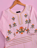 Cotton Embroidered Stitched Kurti - Glorious hues (TS-042C-Pink)