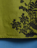 Cotton Embroidered Stitched Kurti - Eccentric Ripples (TS-045C-Moss)
