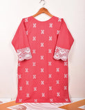 Cotton Embroidered Stitched Kurti - Tulip (TS-059B-Pink)
