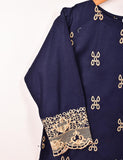 Cotton Embroidered Stitched Kurti - Tulip (TS-059C-DarkBlue)