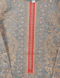 Paper Cotton Stitched Kurti With Dori Embroidery - (TS-069B-Grey)