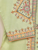 Cotton Jacquard Stitched Kurti - (TS-093A-LightGreen)